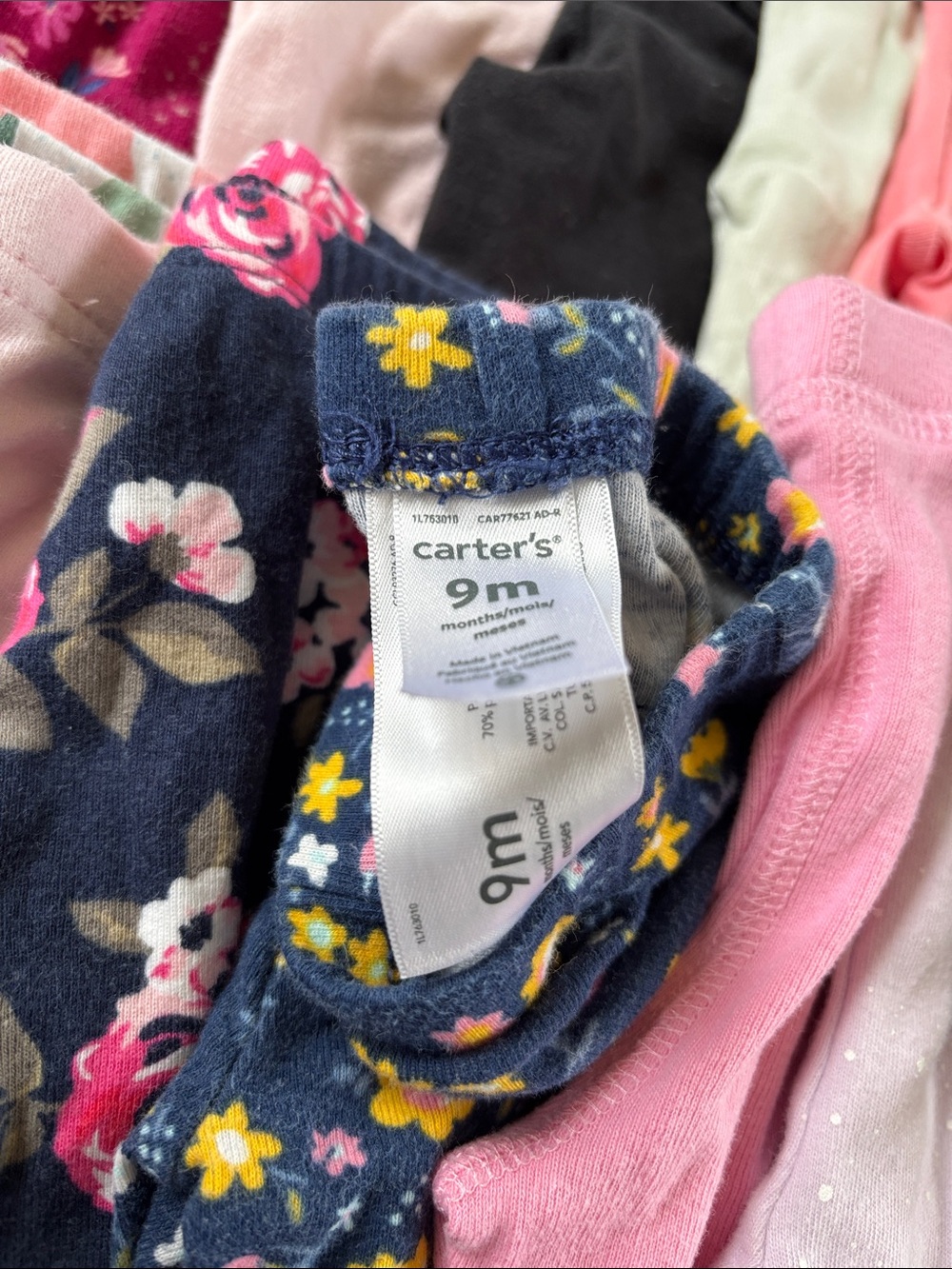 Bundle of 34 6-9 Month Pants and Zip-Up Sweatshirts - Picture 7 of 11